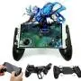King Shine Mobile Gamepad Controller Grip Case Handle Mobile Holder Joystick with PUBG Trigger Button Compatible for Android iOS Phones King Shine Mobile Gamepad Controller Grip Case Handle Mobile Holder Joystick with PUBG Trigger Button Compatible for Android iOS Phones