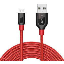 Anker Powerline+ Micro USB (10ft) The Premium Durable Cable [Double Braided Nylon] for Samsung, Nexus, LG, Motorola, Android Smartphones and More