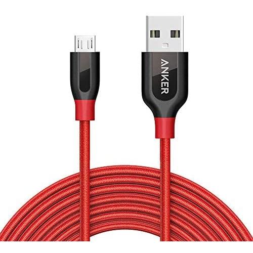 Anker Powerline+ Micro USB (10ft) The Premium Durable Cable [Double Braided Nylon] for Samsung, Nexus, LG, Motorola, Android Smartphones and More