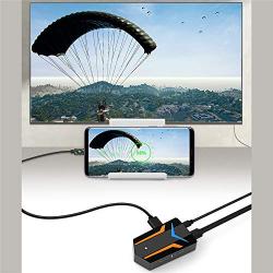 PUBG Digital HDMI Converter Bluetooth Adapter 4K Big Screen Mobile Game Expander Keyboard Mouse Gaming Converter Plug & Play For PUBG Android ios Phone to PC