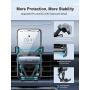 [2020 Upgraded] Gravity Phone Holder for Car, AINOPE Air Vent Phone Holder with Hook Like Clips Hand Free Automatic Car Phone Mount Auto-Clamping Cell Phone Car Mount for iPhone All Smartphone