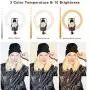 Ring Light 10" with Tripod Stand & Phone Holder for YouTube Video, Desktop Camera Led Ring Light for Streaming, Makeup, Selfie Photography Compatible with iPhone Android Ring Light 10" with Tripod Stand & Phone Holder for YouTube Video, Desktop Camera Led Ring Light for Streaming, Makeup, Selfie Photography Compatible with iPhone Android