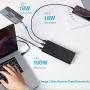 Portable Laptop Charger 26800mAh 100W PD Power Bank, External Battery Pack with Dual Quick Charge 3.0 Ports, Fast Charge for USB-C Laptops, MacBook Pro, iPad Pro, iPhone, Samsung Galaxy and More