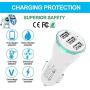 Bralon USB Car Charger[10-Pack],18W/3.4A Rapid Car Charger with Smart ID Compatible with iPhone 11/11 Pro/11 Pro Max/Xs/Xs max/Xr/X/8/7 iPad Pro/Air/Mini Galaxy Note S10/S9/S8/S7 LG Nexus and More