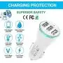 Bralon USB Car Charger[10-Pack],18W/3.4A Rapid Car Charger with Smart ID Compatible with iPhone 11/11 Pro/11 Pro Max/Xs/Xs max/Xr/X/8/7 iPad Pro/Air/Mini Galaxy Note S10/S9/S8/S7 LG Nexus and More