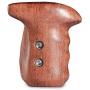 SMALLRIG Right Side Rosette Wooden Handle for Shoulder Mount Support Rig, Right Hand - 1941