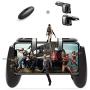 Mobile Game Controller [Newest Version] - Enderson Audio Mobile Controller, Game Triggers with Handle Holder for 5.4-6.5 inch Android & iOS for PUBG/Fortnite/Knives Out/Battle Royale