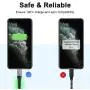 iPhone Charger, iCrius Apple MFi Certified 6FT Lightning Cable Led Light Up USB Fast Charging Cord Compatible with iPhone SE/ 11/Pro/Max/X/XS/XR/XS Max/8/Plus/7/7 Plus/6/6S/6 Plus, iPod Touch (Green) iPhone Charger, iCrius Apple MFi Certified 6FT Lightning Cable Led Light Up USB Fast Charging Cord Compatible with iPhone SE/ 11/Pro/Max/X/XS/XR/XS Max/8/Plus/7/7 Plus/6/6S/6 Plus, iPod Touch (Green)