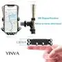 YINVA Air Vent Phone Hoder,Premiuma Car Vent Phone Holder,One-Handed One Second Operation,Gravity Phone Holder Compatible with All iPhone and Smart Phones,Supports Phone Cases
