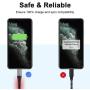 iPhone Charger, iCrius Apple MFi Certified 6FT Lightning Cable Led Light Up USB Fast Charging Cord Compatible with iPhone SE/ 11/Pro/Max/X/XS/XR/XS Max/8/Plus/7/7 Plus/6/6S/6 Plus, iPod Touch (red)