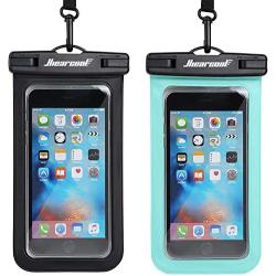 Hiearcool Universal Waterproof Case,Waterproof Phone Pouch Compatible for iPhone 11 Pro Max XS Max XR X 8 7 6S Plus Samsung Galaxy s10/s9 Google Pixel 2 HTC Up to 7.0"，IPX8 Cellphone Dry Bag -2 Pack