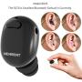 NENRENT S570 Bluetooth Earbud,Smallest Mini Invisible V4.1 Wireless Bluetooth Earpiece Headset Headphone Earphone with Mic Hands-Free Calls for iPhone iPad Samsung LG HTC Other Smartphones 1pcs ,Black