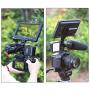 ULANZI PT-12 Camera Hot Shoe Extension Bracket with Triple Cold Shoe Mounts for Microphone LED Video Light, 1/4 Screw for Magic Arm, Aluminum Shoe Mount Compatible with Nikon Canon Sony Cameras