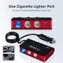 Cigarette Lighter Adapter, OOWOLF 3-Socket 180W 12V/24V DC Quick Charge 3.0 Power Car Splitter for GPS, Dash Cam, Sat Nav, Phone, iPad, Tablet (Black-Red) Cigarette Lighter Adapter, OOWOLF 3-Socket 180W 12V/24V DC Quick Charge 3.0 Power Car Splitter for GPS, Dash Cam, Sat Nav, Phone, iPad, Tablet (Black-Red)