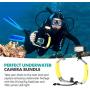 Movo XL Diving Rig Bundle with Waterproof LED Light - Compatible with GoPro HERO3, HERO4, HERO5, HERO6, HERO7, HERO8, Max, Session, and Waterproof Action Cam - Scuba Accessories for Underwater Camera