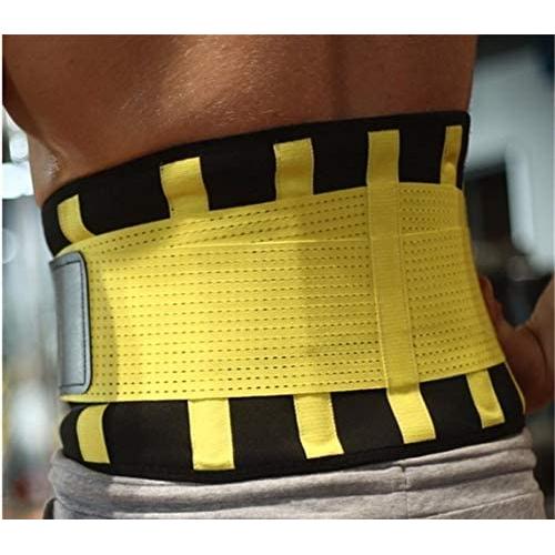 mumumunan Beauty Body Shaping Clothes, Slim Sports, Plastic Belt, Belt, Belt, Belt, Belt, Belt, Body Shaper, Abdominal Packing Trimmer, Yellow, XXXL