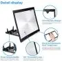Phone Screen Amplifier, 12" 3D HD Curved Screen Amplifier Cell Phone Stands.Phone Projector Amplifier for Movies,Videos,and Gaming–Supports All Smart Phone Phone Screen Amplifier, 12" 3D HD Curved Screen Amplifier Cell Phone Stands.Phone Projector Amplifier for Movies,Videos,and Gaming–Supports All Smart Phone