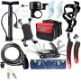 XJLLOVE Cycling Equipment Mountain Bike Accessories Set Bike Code Watch Lock Fender Car Headband Headband Mobile Phone Rack Bell 12 Pieces