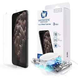 Dome Glass Screen Protector for iPhone 11 Pro Max, Full Tempered Glass Shield with Liquid Dispersion Tech [Easy to Install Kit] Smart Phone Screen Guard - One Pack