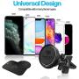 Power Theory Magnetic Phone Holder for Car - Universal Air Vent Phone Car Mount for iPhone 11 Pro Max/XR/XS/X/8 Samsung S20/S10/S9/S8 and All Smartphones - Magnetic Phone Car Mount