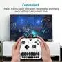 Whiteoak Xbox One S Chatpad Mini Gaming Keyboard Wireless Chat Message KeyPad with Audio/Headset Jack for Xbox One Elite & Slim Game Controller Gamepad - 2.4GHz Receiver Included -White Whiteoak Xbox One S Chatpad Mini Gaming Keyboard Wireless Chat Message KeyPad with Audio/Headset Jack for Xbox One Elite & Slim Game Controller Gamepad - 2.4GHz Receiver Included -White