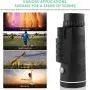 samiadat Monocular Telescope, 12X50 High Power HD Monocular with Smartphone Holder & Tripod - [Upgrade] Waterproof Monocular with Durable and Clea Focus for Bird Watching, Camping, Hiking