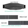smartlle Fanny Pack, Running Belt, Waist Bag/holder for Women & Men for iPhone Xs Max, XR, XS/X, 8/7/6s Plus, 6/SE, Samsung Galaxy S10/S9/S8 +/ Note 9/8, Moto, LG,Pixel. Gym Workout Fitness Gear-Black