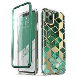 i-Blason Cosmo Series Case for iPhone 11 Pro Max 2019 Release, Slim Full-Body Stylish Protective Case with Built-in Screen Protector (Green)