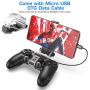 OIVO PS4 Controller Clip Mount, Mobile Phone Clamp Bracket Holder with Adjustable Stand for PlayStation4/PS4 Slim/PS4 Pro Controller
