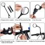 Bike Rear View Mirror Bike Mirror Bike Phone Mount Adjustable Universal Silicone Phone Stand Adjustable Shockproof