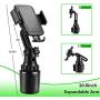 Car Cup Holder Phone Mount, Cell Phone Holder for Car Golf Cart Cradle with Upgraded Cup Base for iPhone 11 Pro/XR/XS Max/X/8/7 Plus/6s/ for Samsung S10/Note 9/S8 Plus/S7,GPS