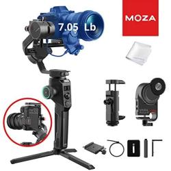 MOZA AirCross 2 Professional Kit Handheld Stabilizer with iFocusM Motor Sleek Design Lightweight Gimbal for Camera up 7Lb Auto-Tuning Advanced Shooting Modes 12H Battery Intuitive Control Panel