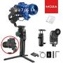 MOZA AirCross 2 Professional Kit Handheld Stabilizer with iFocusM Motor Sleek Design Lightweight Gimbal for Camera up 7Lb Auto-Tuning Advanced Shooting Modes 12H Battery Intuitive Control Panel