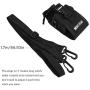 Universal Walkie Talkie Bag Pouch with Adjustable Shoulder Strap Portable Radio Holder Case Multi-Function for Kenwood/Motorola/HYT Two-Way Radio