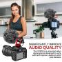 Smartphone Camera Video Microphone Kit,Tikysky ASMR Microphone for YouTube Windscreen 3.5mm Jack External Mic for Phone iPhone Samsung DSLR Canon Nikon with Mini Tripod