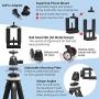 Xenvo SquidGrip Flexible Cell Phone Tripod and Portable Action Camera Holder - Compatible with iPhone, GoPro, Android, Samsung, Google Pixel and All Mobile Phones