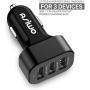 Asiwo 3-Port USB Car Charger,Car Phone Smart Charger compatible iPhone X/8/8Plus 7 6S 6 Plus, Samsung Galaxy S9 S8 S7 S6 Edge, Note 8 5 4, Nexus 6P, iPad, Mp3&More