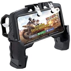 Mobile Game Controller, Gaming Controller L1R1 Trigger for PUBG/Call of Duty/Knives Out, Shooter Sensitive Joystick Gamepad for 4.7-6.5 inch iPhone & Android Phone