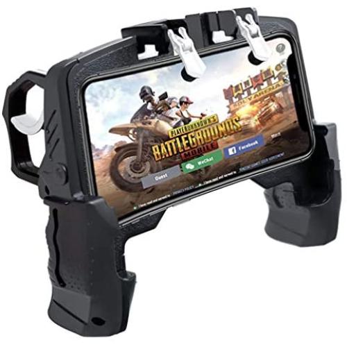 Mobile Game Controller, Gaming Controller L1R1 Trigger for PUBG/Call of Duty/Knives Out, Shooter Sensitive Joystick Gamepad for 4.7-6.5 inch iPhone & Android Phone