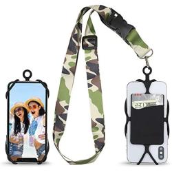 Gear Beast Universal Crossbody Pocket Cell Phone Lanyard Compatible with iPhone, Galaxy & Most Smartphones, Includes Phone Case Holder,Neck Strap