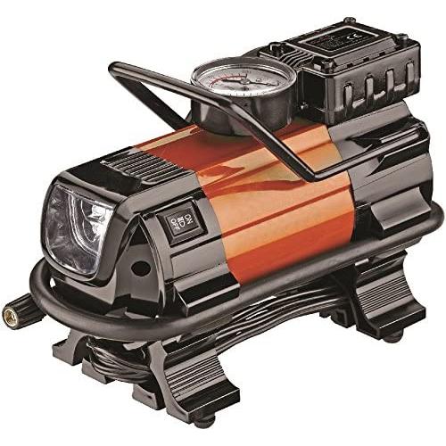 CARTMAN Car Air Compressor, Heavy Duty Inflator with LED Light 12V, Portable Air Pump，Tyre Inflator