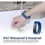 NOVETE Fitness Tracker, Bluetooth 4.0 Heart Rate Monitor Bracelet, IP67 Waterproof, Touch Screen, Smart Wristband, Pedometer Sports Activity Tracker Smart Watch for Android and iOS Smartphone NOVETE Fitness Tracker, Bluetooth 4.0 Heart Rate Monitor Bracelet, IP67 Waterproof, Touch Screen, Smart Wristband, Pedometer Sports Activity Tracker Smart Watch for Android and iOS Smartphone