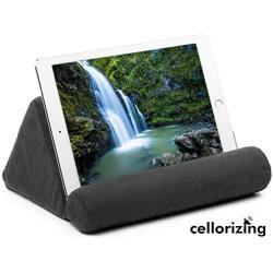 Cellorizing Soft Pillow Lap Stand for iPads, Tablets, eReaders, Smartphones, Books, Magazines (Grey)