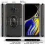 Samsung Galaxy Note 9 Case - eSamcore Ring Holder Kickstand Cases + Dashboard Magnetic Phone Car Mount [Black]