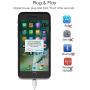 iPhone HDMI Cables Adapter, S7 HDMI Cable to TV, Lightning to HDMI 1080P Digital AV Adapter, 3 Feet Metal 3 in 1 Smartphone to HDMI/Micro USB/TYPE C Adapter for iPhone/iPad/S9/S8/Note 8 and More