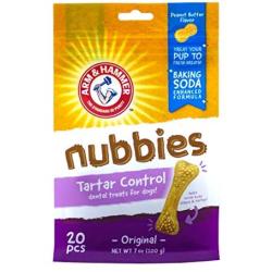 Arm & Hammer Nubbies Dental Treats for Dogs | Dental Chews Fight Bad Breath, Plaque & Tartar without Brushing | Available in Multiple Flavors and Sizes