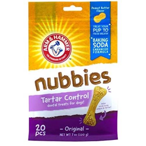 Arm & Hammer Nubbies Dental Treats for Dogs | Dental Chews Fight Bad Breath, Plaque & Tartar without Brushing | Available in Multiple Flavors and Sizes Arm & Hammer Nubbies Dental Treats for Dogs | Dental Chews Fight Bad Breath, Plaque & Tartar without Brushing | Available in Multiple Flavors and Sizes