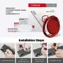 RANVOO Phone Ring Holder, Cell Phone Finger Kickstand, Adjustable and Rotatable Stand Compatible with All Smartphone for iPhone SE/ 11 Pro Max/11 Pro/11/7/8/7 Plus/8Plus/Xs/XR/Note 10 S10 LG, Red RANVOO Phone Ring Holder, Cell Phone Finger Kickstand, Adjustable and Rotatable Stand Compatible with All Smartphone for iPhone SE/ 11 Pro Max/11 Pro/11/7/8/7 Plus/8Plus/Xs/XR/Note 10 S10 LG, Red