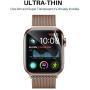 [6 Pack] L K Screen Protector for Apple Watch 44MM Series 5/4 , [Full Coverage] [Self Healing] Bubble Free for iWatch 44MM Flexible TPU HD Clear Film