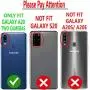 STARSHOP - Samsung Galaxy A20 Phone Case, [NOT FIT A20S/S20/A21] with [Tempered Glass Protector Included] Metal Ring Stand Shockproof Drop Protection Phone Cover-Blue
